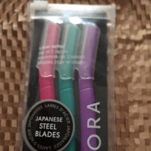 Sephora set of three face razors for women. New condition